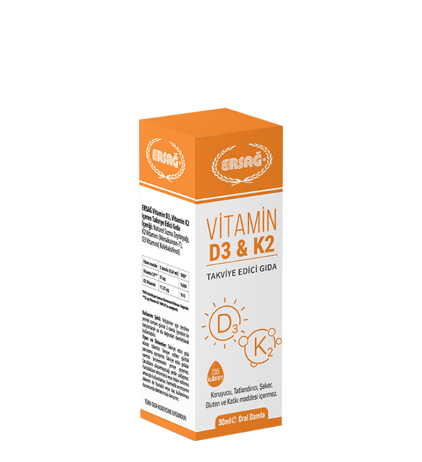 VİTAMİN D3-K2 30 ML.